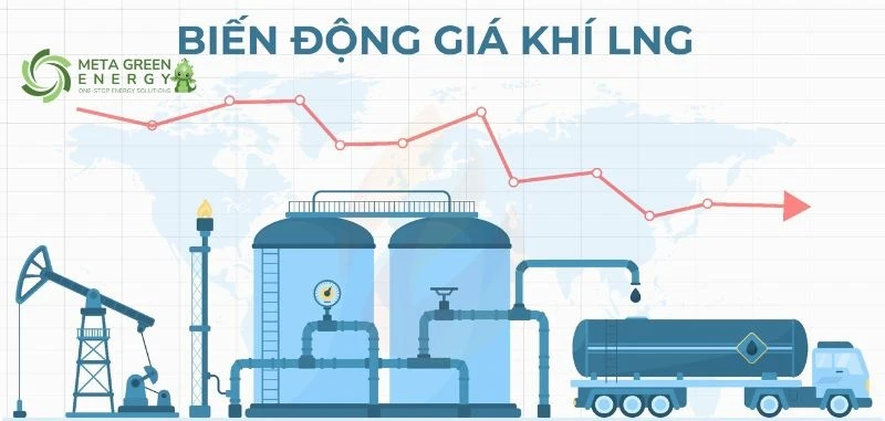Tác động của giá nhiên liệu đầu vào - Giá khí LNG