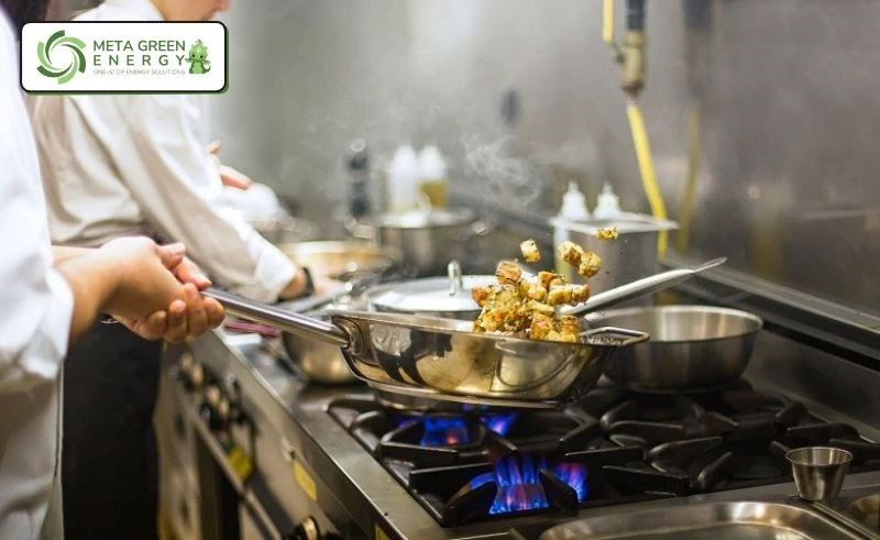 Ứng dụng của gas công nghiệp trong dịch vụ ăn uống